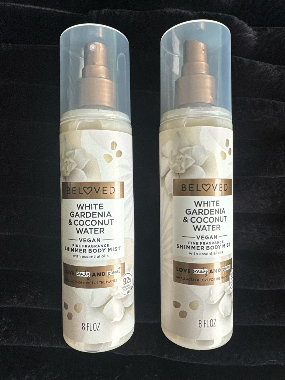 White Gardenia & Coconut Water Shimmer Vegan Body Mist Spray